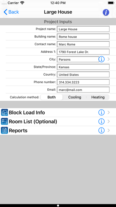 Hvac Residential Load Calcs review screenshots
