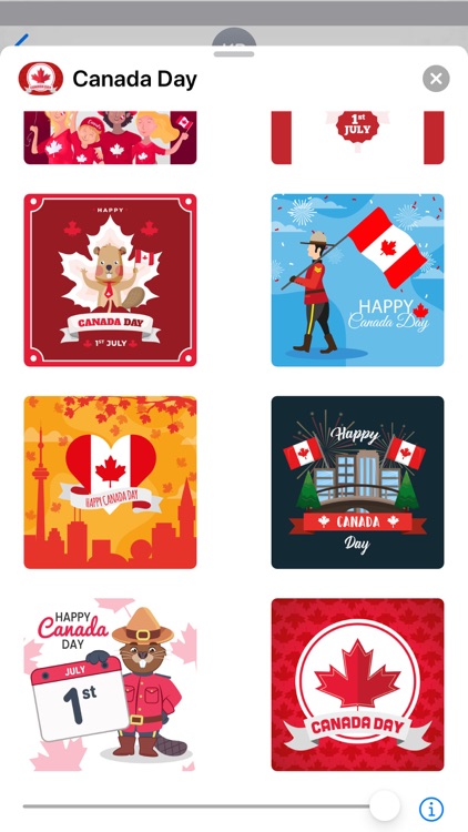 Happy Canada Day Stickers screenshot-4