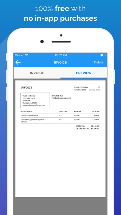 Invoice Maker Lite screenshot-3