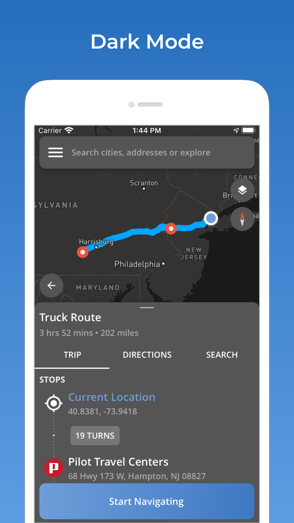 Truckmap Truck Gps Routes Free Download App For Iphone Steprimo Com