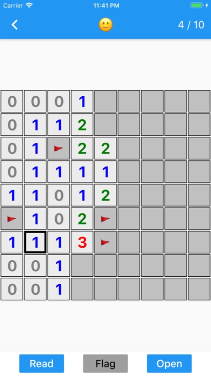 Minesweeper in the dark