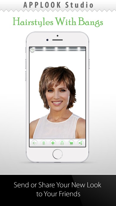 Hairstyle Try On With Bangs screenshot 4