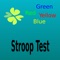 The Stroop test is used primarily to assess an individual's impaired response inhibition due to frontal lobe dysfunction, problems with simultaneous interference, and ability to divide attention