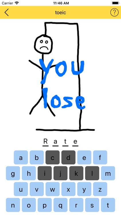 English vocabulary or Hangman screenshot-3