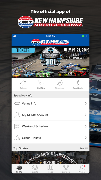 How to cancel & delete New Hampshire Motor Speedway from iphone & ipad 1