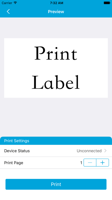 Print Label screenshot 4