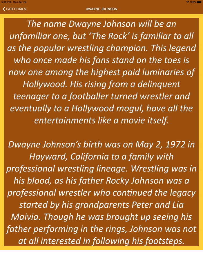 Dwayne Johnson Wisdom Quotes