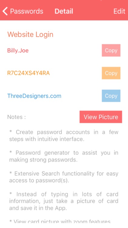 Password Privacy Organizer screenshot-3