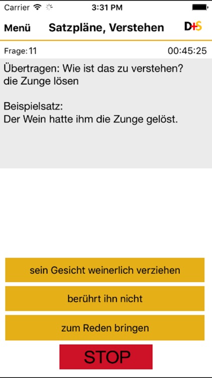 Deutsch Grammar Satz screenshot-3