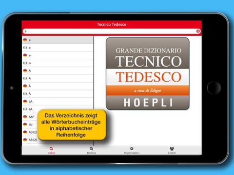 Dizionario Tecnico Tedesco screenshot 2