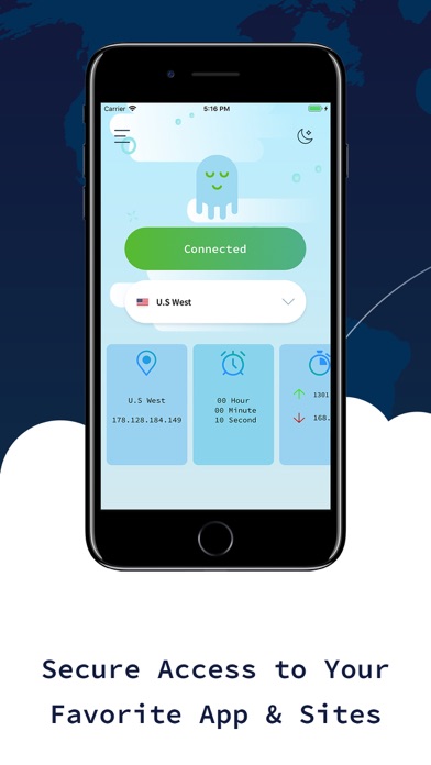 Ghost VPN -Unlimited VPN Proxy screenshot 3