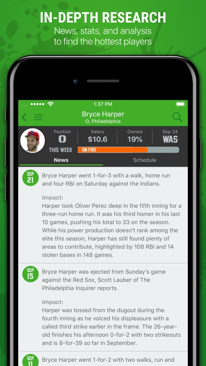 H2H Fantasy Baseball screenshot-6