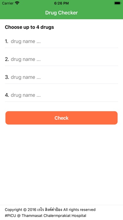 Drug Compatibility Checker TUH