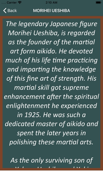 Morihei Ueshiba Wisdom screenshot-3