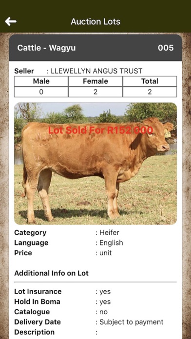 How to cancel & delete Livestock Auctions from iphone & ipad 4