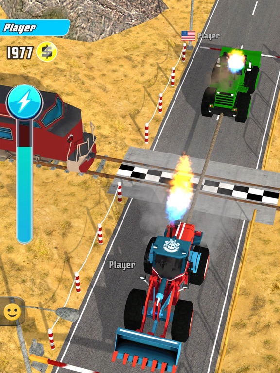 iPad Image of Trucks Tug Of War
