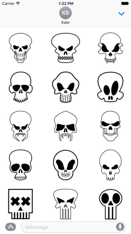 Game screenshot Scary Skull Stickers mod apk