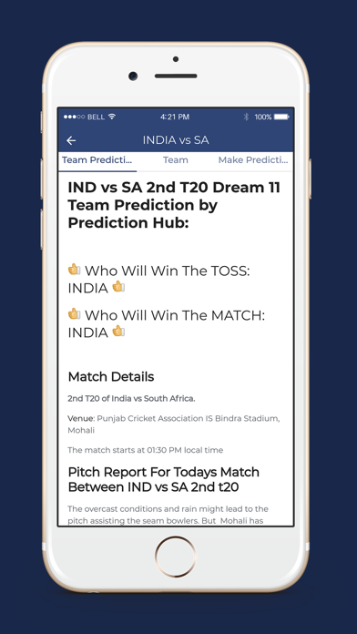 Prediction Hub - Live Score screenshot 3