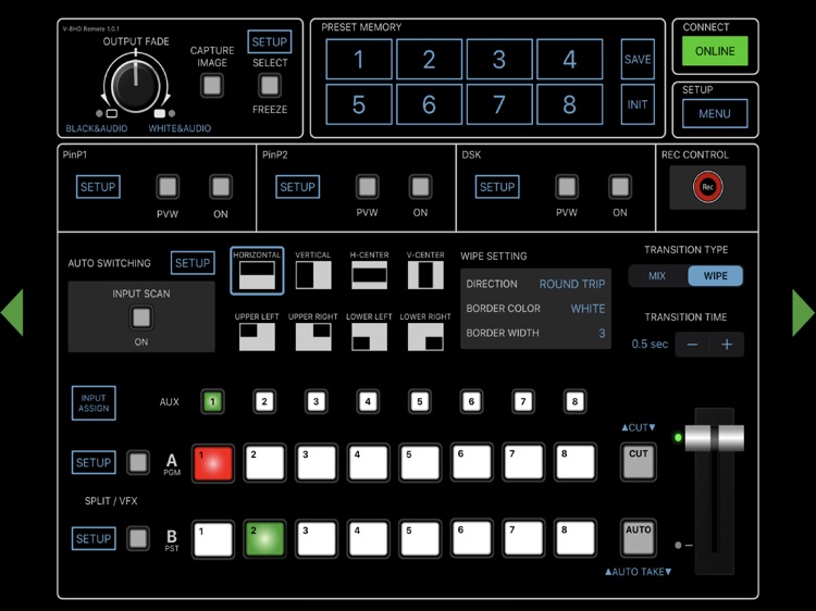 V-8HD Remote