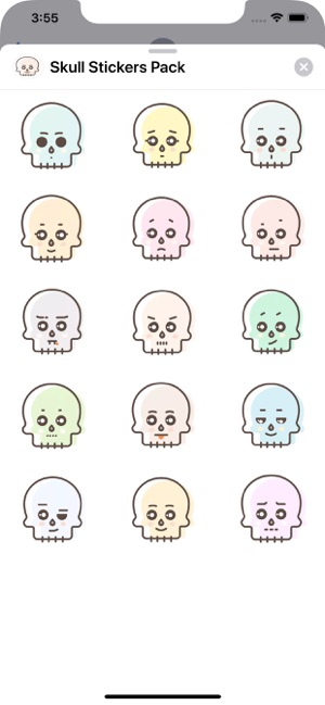 Skull Stickers Pack(圖2)-速報App