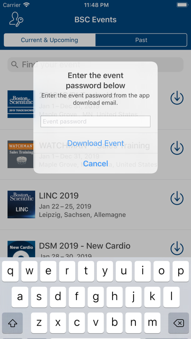 Boston Scientific Events screenshot 2