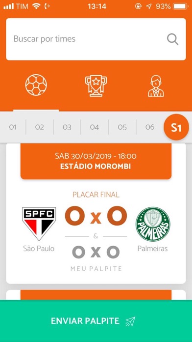 Bolao do Paulista screenshot 2