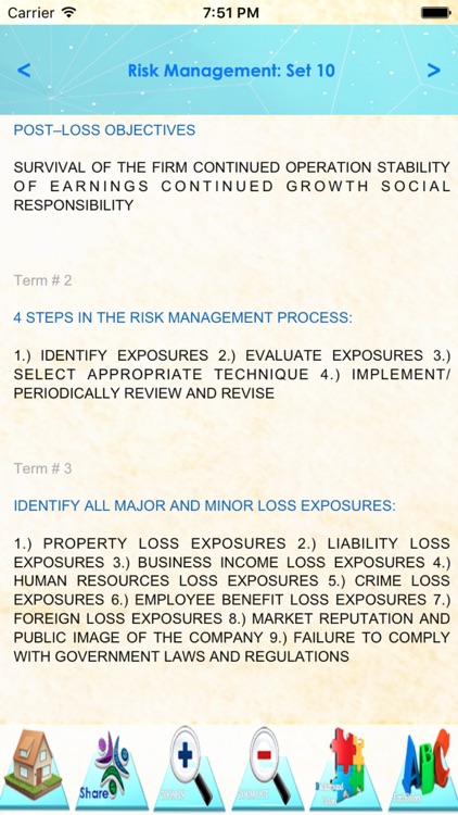 Risk Management: 2400 Quizzes screenshot-3