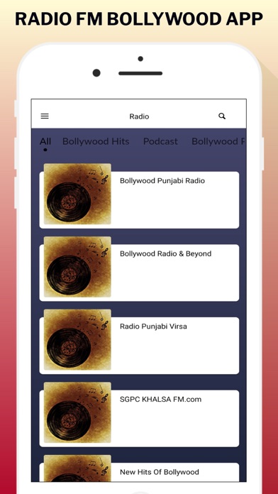 Radio Fm Bollywood App screenshot 2