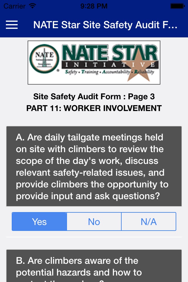 NATE STAR Initiative screenshot 4
