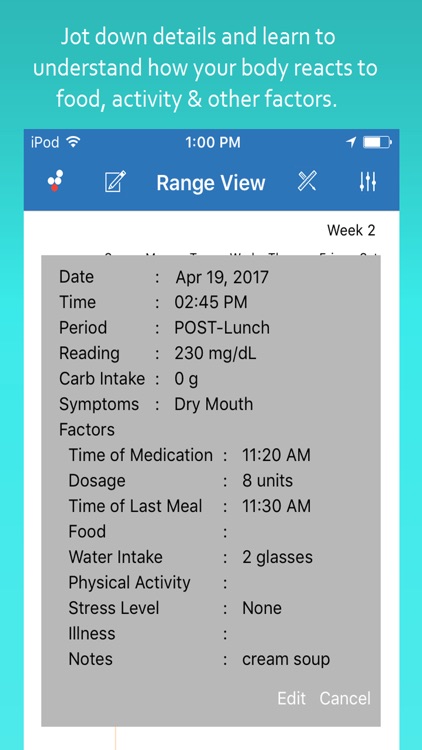 FourTicks - Diabetes App