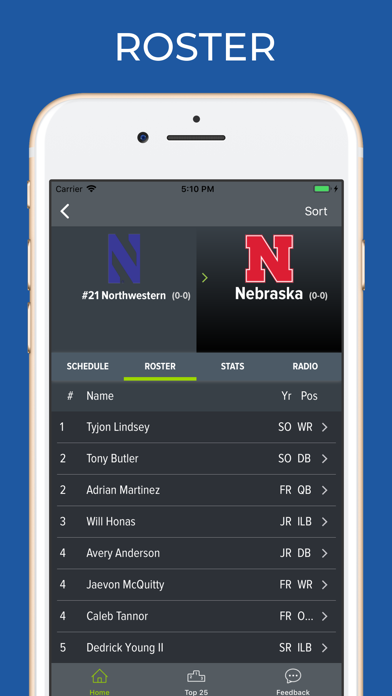 Nebraska Football Schedules screenshot 3