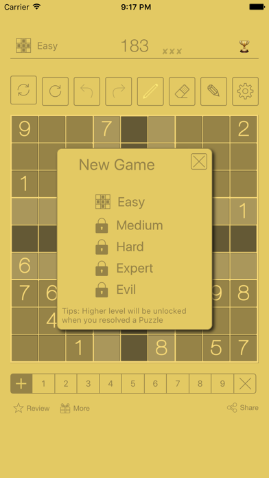 Sudoku Golden screenshot 2
