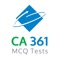 CA361 have a series of subject-wise MCQ tests with hundreds of questions for CA Inter and CA Final tests