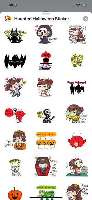 Haunted Halloween Sticker(圖5)-速報App