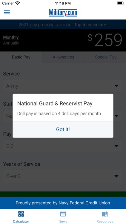 Military Pay by Military.com screenshot-3