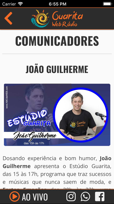 Guarita Web Rádio screenshot 2