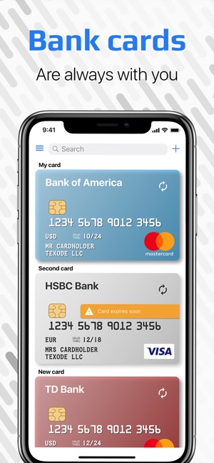 SecureCard - Bank Cards Wallet