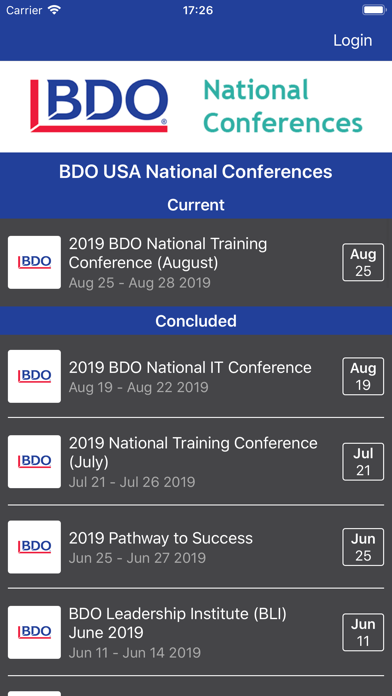 How to cancel & delete BDO USA National Conferences from iphone & ipad 1