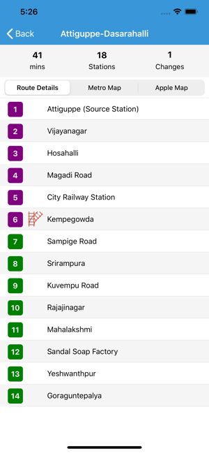 Bangalore Metro Route Planner(圖4)-速報App