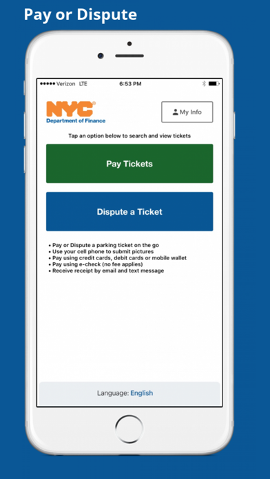 How to cancel & delete NYC Pay or Dispute from iphone & ipad 1