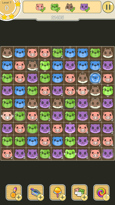 Pig Crush: Classic Puzzle Game screenshot 2