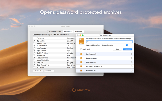 Mac software to open rar files free online