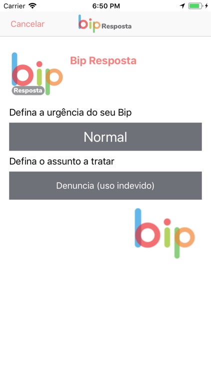 Bip Resposta