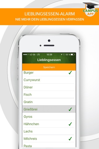 Mensa Speiseplan Campus App screenshot 3