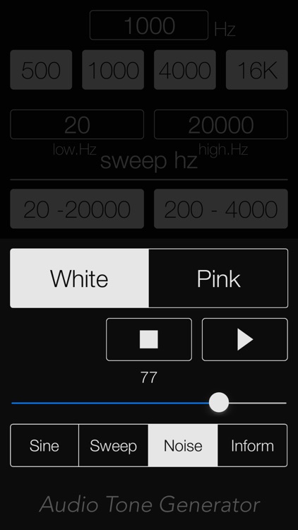 Audio Tone Generator Lite screenshot-4