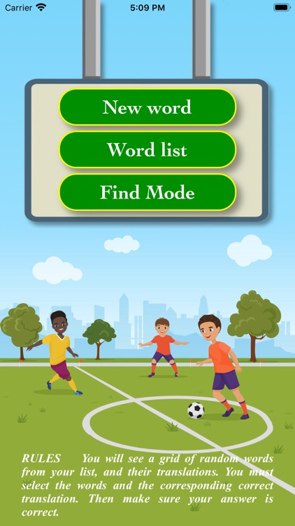 Learning words in football screenshot-3