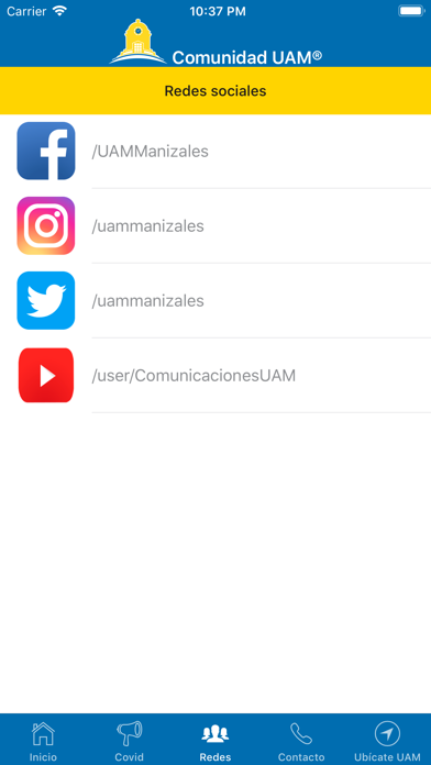 Comunidad UAM App screenshot 3