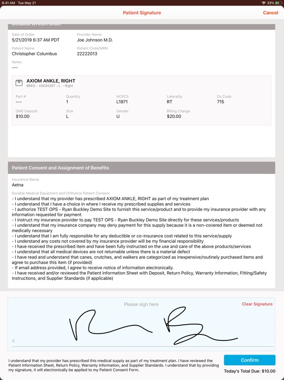 Breg Vision DMEPOS Management screenshot-3