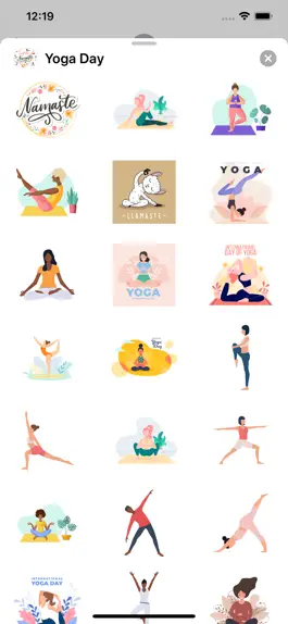 Game screenshot International Yoga Day Sticker mod apk