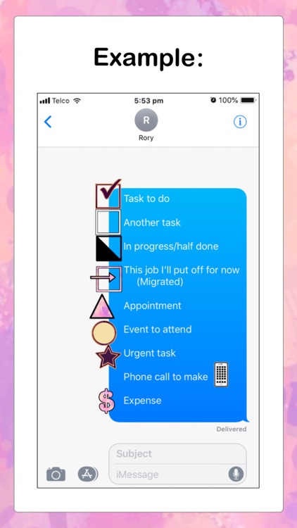 Bullet list Stickers screenshot-6